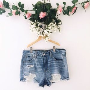 American Eagle Vintage Hi-Rise Festival Shorts